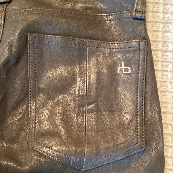 Rag and Bone Leather Pants EUC! Size 26 - Picture 4 of 5